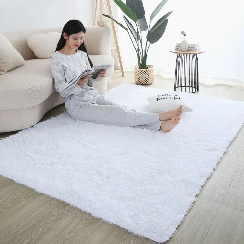 Canvanation Blanc / 140x200cm Tapis De Chambre - Rainbow