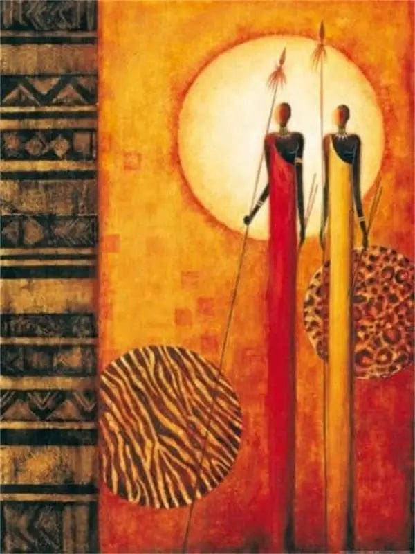 Canvanation 12 / 40x60cm Affiche Africaine Traditionnel