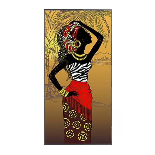 Canvanation H31-10 / 40x80cm Affiche Femme Africaine