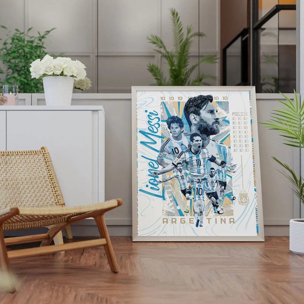 Canvanation SP680 / 50x70cm Affiche Football Messi Ronaldo