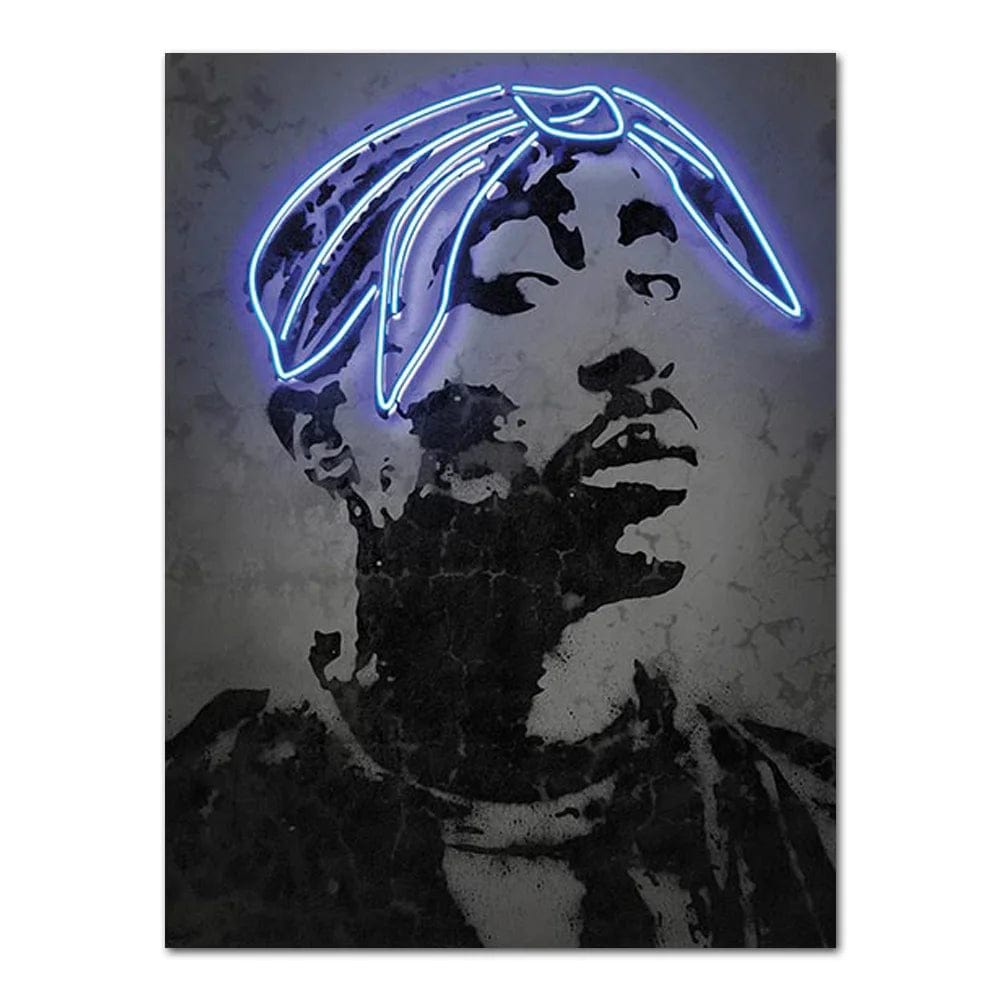 Canvanation Style9 / 40X60cm Affiche Neon Rap Pop Art