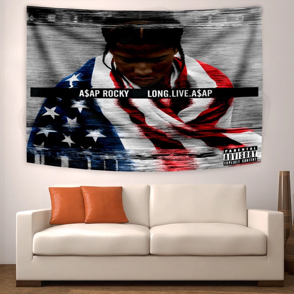 Canvanation Brown / 120x180cm Tapisserie Asap Rocky