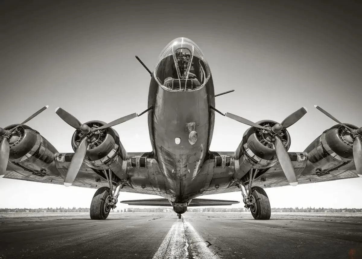 Canvanation 19 / 70x100cm Affiche Poster Avion Vintage