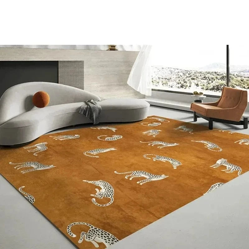 Canvanation Tapis De Chambre - Leopard Luxe