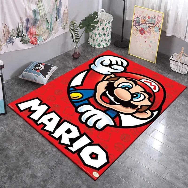 Canvanation Style E / 40x60cm (16x24in) Tapis De Chambre - 3D Super Mario Bros HD