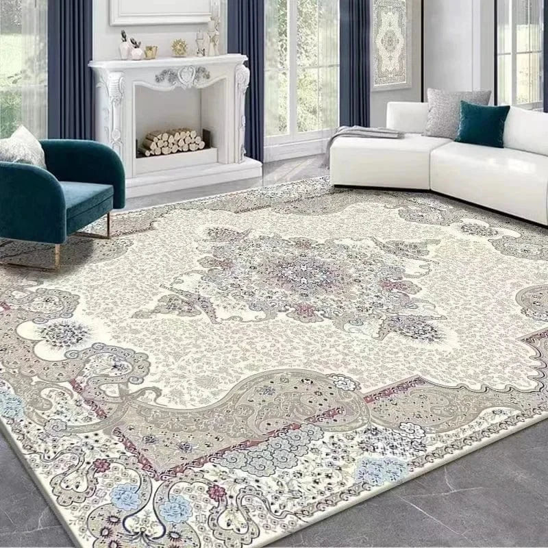 Canvanation 04 / 140x200cm Tapis de Salon Perse – Tissu Luxe, Design Raffiné