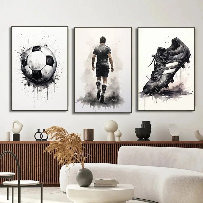 Canvanation Affiche Football Graffiti Pop Art