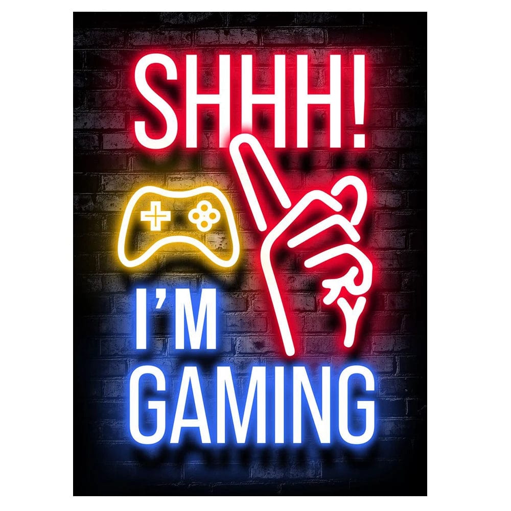 Canvanation AC359-4 / 30X40cm Affiche Chambre Gaming Neon