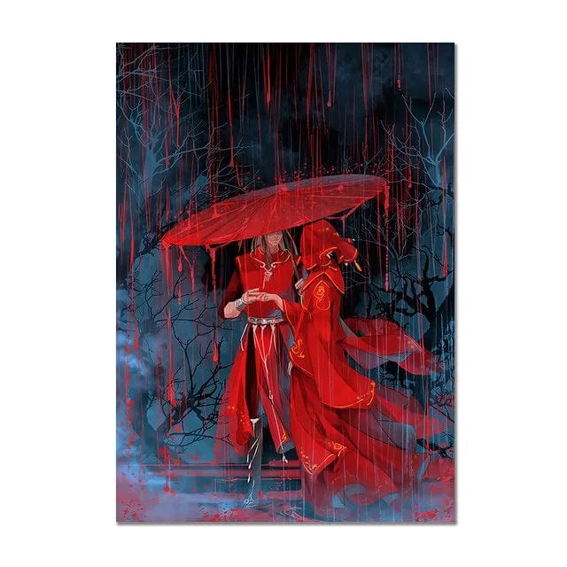 Canvanation 11 / 70X100cm Affiche Japonais Anime Tian Guan Ci Fu