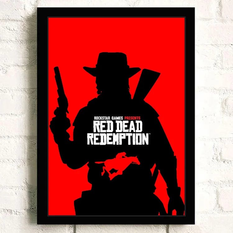 Canvanation 11 / 50X70cm Affiche Jeu Populaire Red Dead Redemption 2