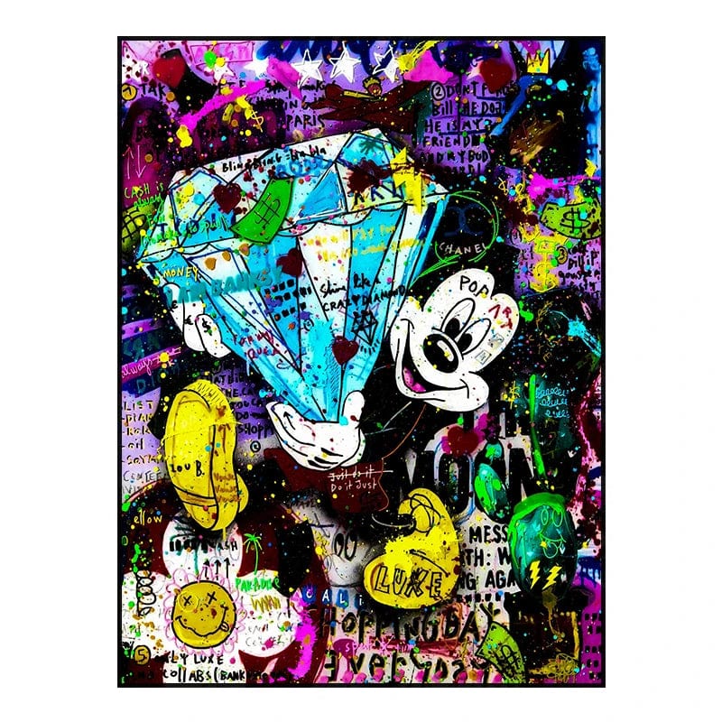 Canvanation SW3053 / 30X45cm Poster Mickey Mouse Diamant