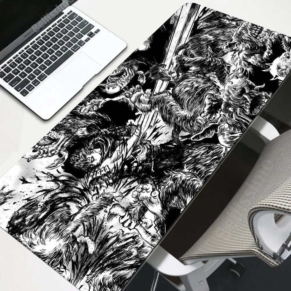 Canvanation BLACK-4 / 1000x500x3mm Tapis De Souris - Anime Heros Galaxy