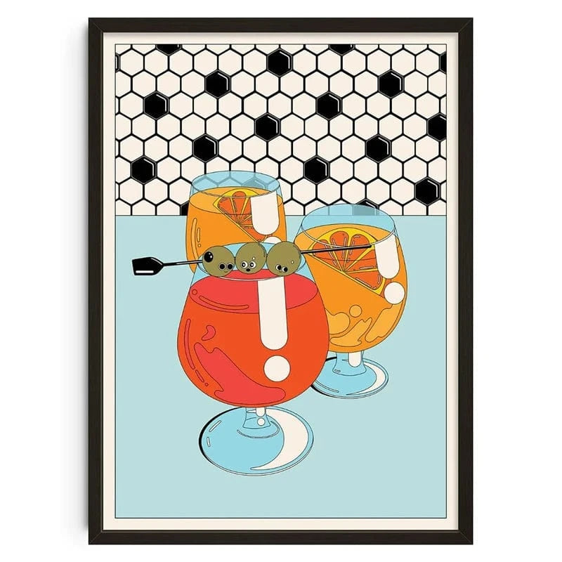 Canvanation F0067-22 / 50X70cm Affiche Vintage Abstrait Classic