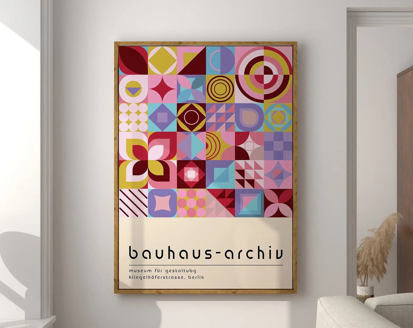 Canvanation 15 / 20x30cm Affiche Moderne Salon Bauhaus