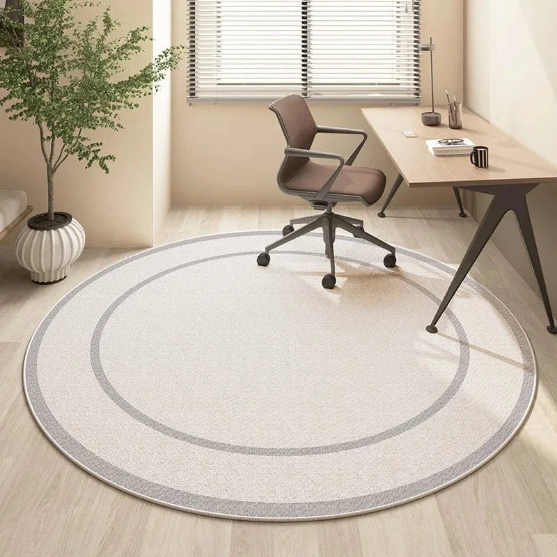 Canvanation QR-020 / 160X160CM(5.3X5.3FT Tapis De Sol Rond Pour Chambre, Bureau Ou Salle De Jeux – Antidérapant & Confortable