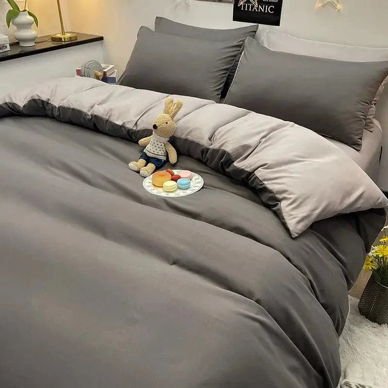 Canvanation Housse De Couette - Gris