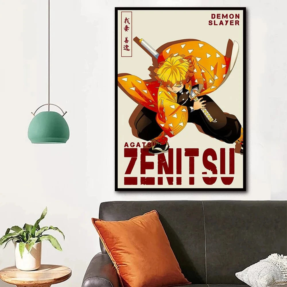 Canvanation Affiche Anime Demon Slayer Japonais