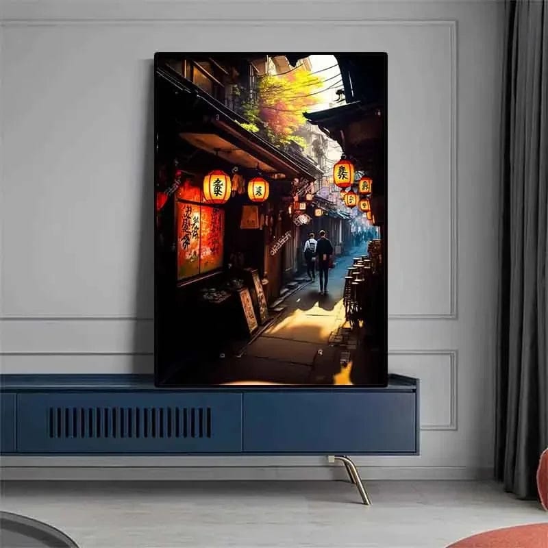 Canvanation Affiche Pop Art Neon Japon Tokyo Rue