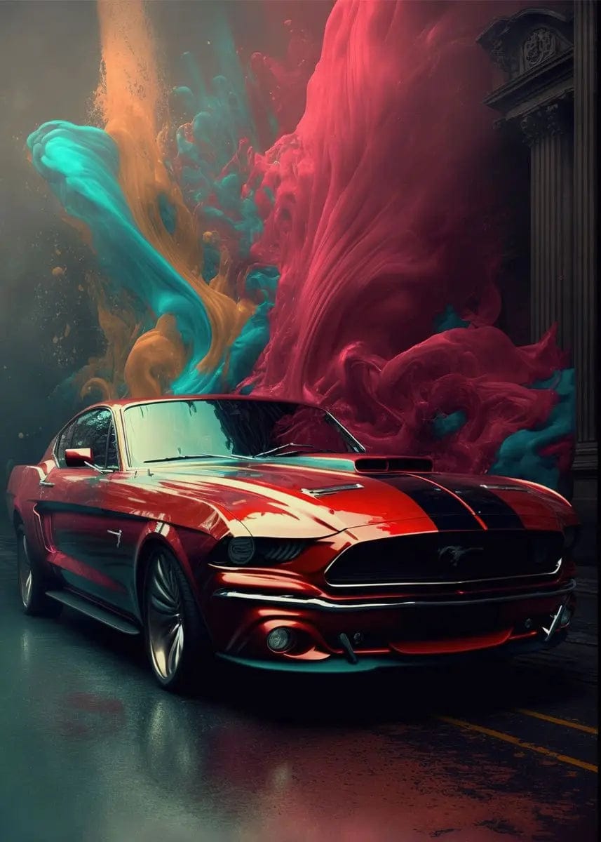 Canvanation TG013-1 / 40X50cm Affiche Voiture Luxe Coloré
