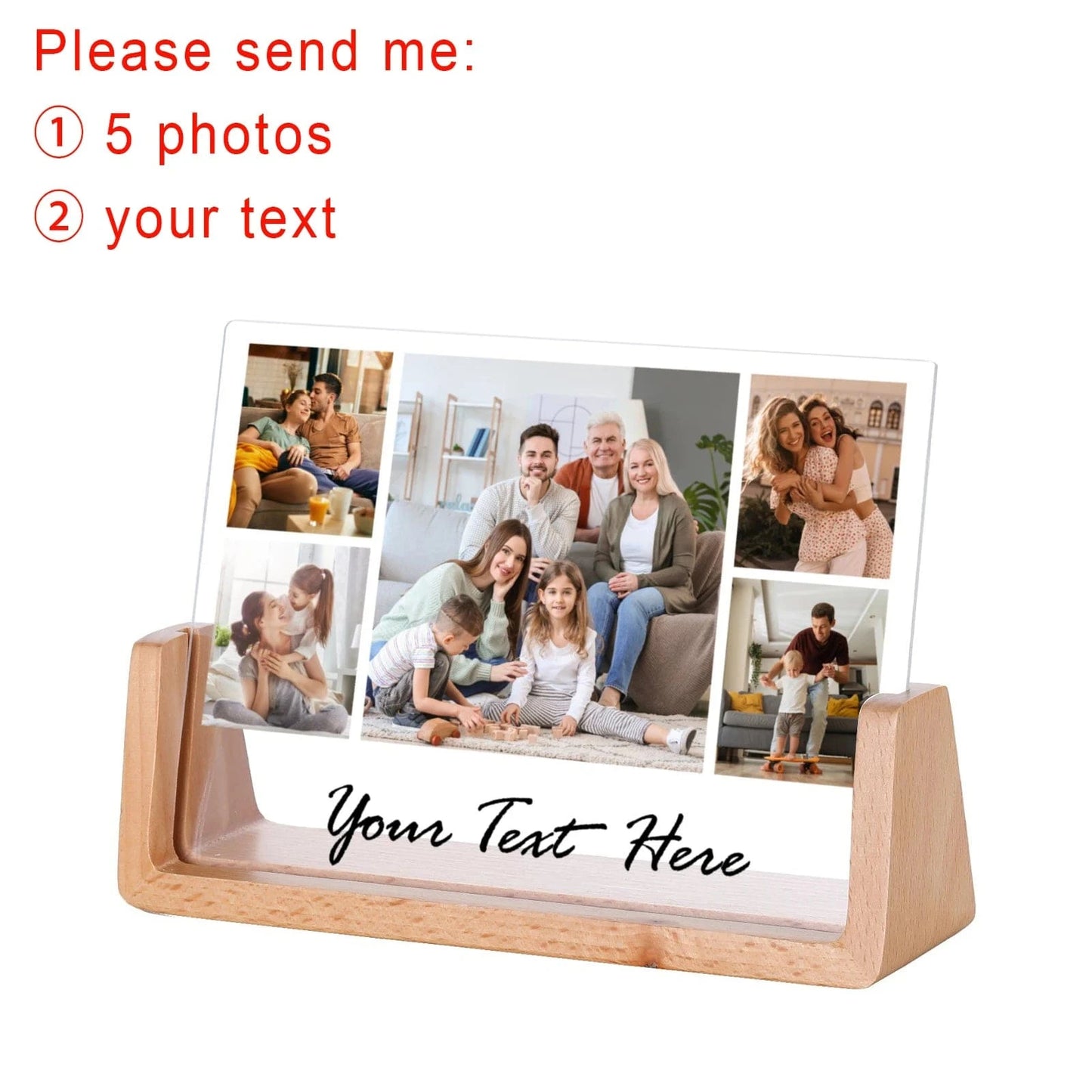 Canvanation Beech-D / L 21.7cmx15.5cm Cadre Photo Personnalisé