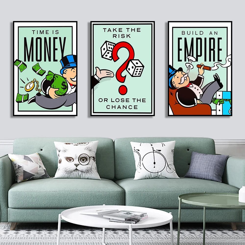 Canvanation Affiche Monopoly Citation De Motivation