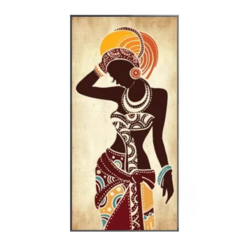 Canvanation H31-1 / 50x100cm Affiche Femme Africaine