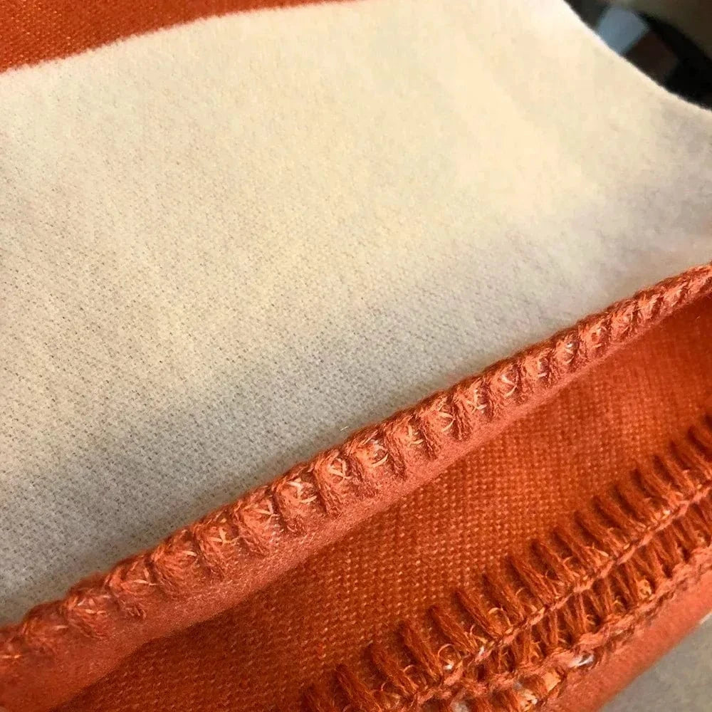 Canvanation Plaid en Maille Style Européen en Cachemire Synthétique – Anti-Boulochage