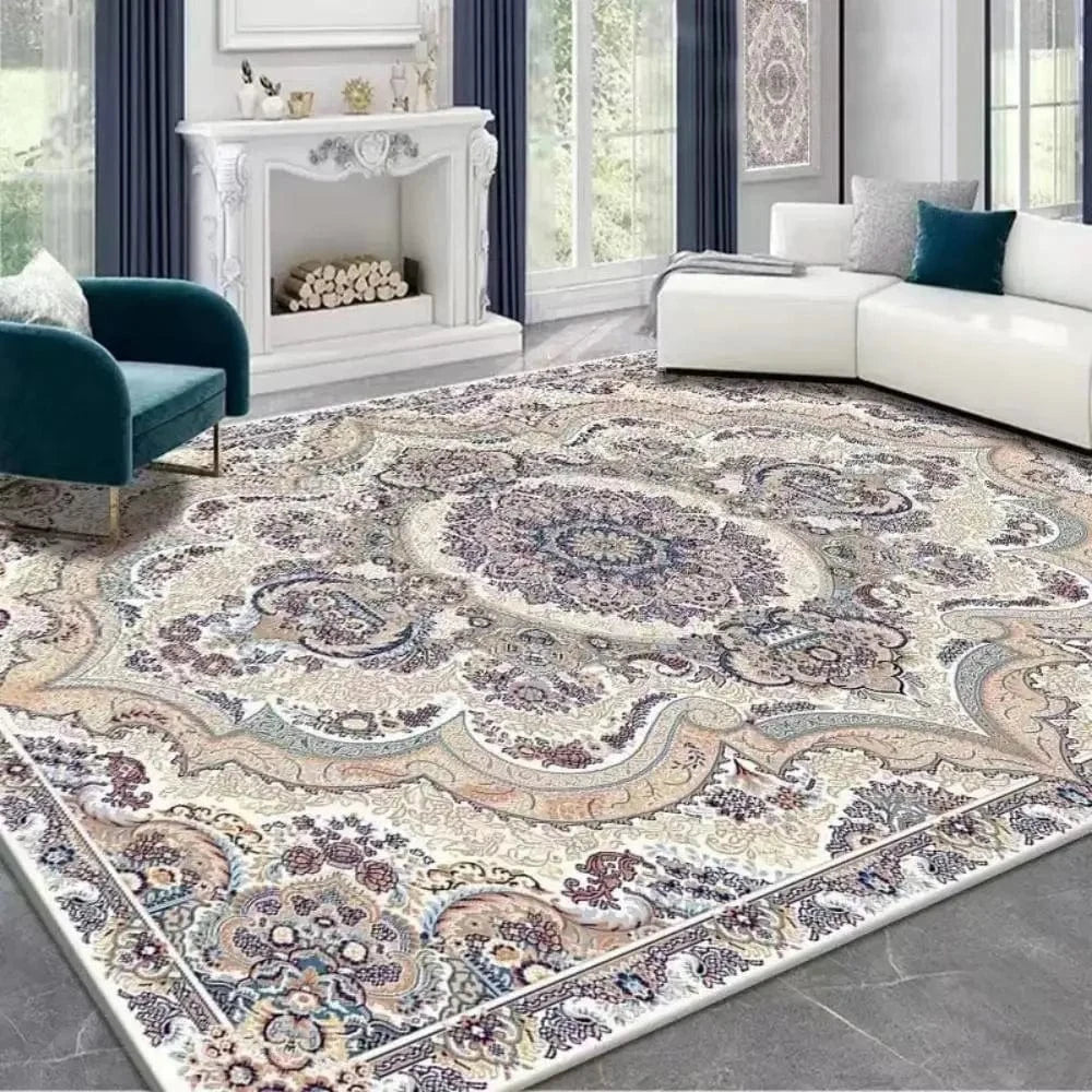 Canvanation 07 / 160x230cm Tapis de Salon Perse – Tissu Luxe, Design Raffiné