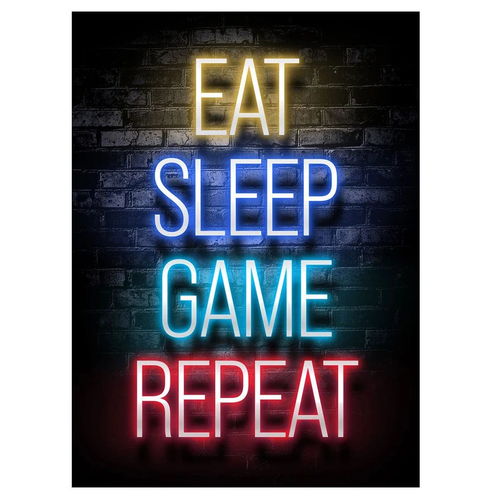 Canvanation AC359-20 / 30X40cm Affiche Chambre Gaming Neon