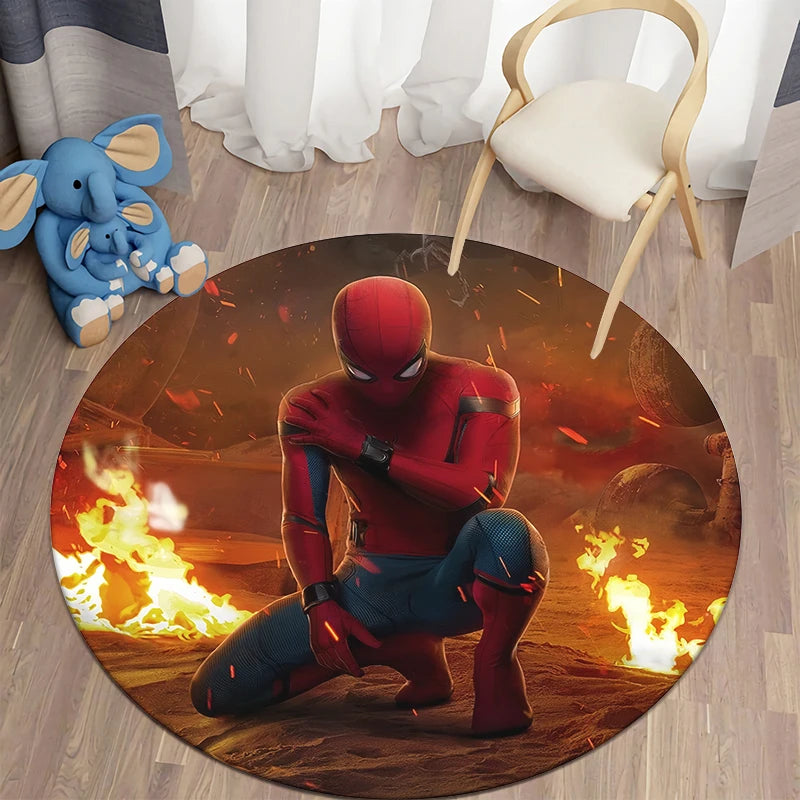 Tapis Rond - Spider Man