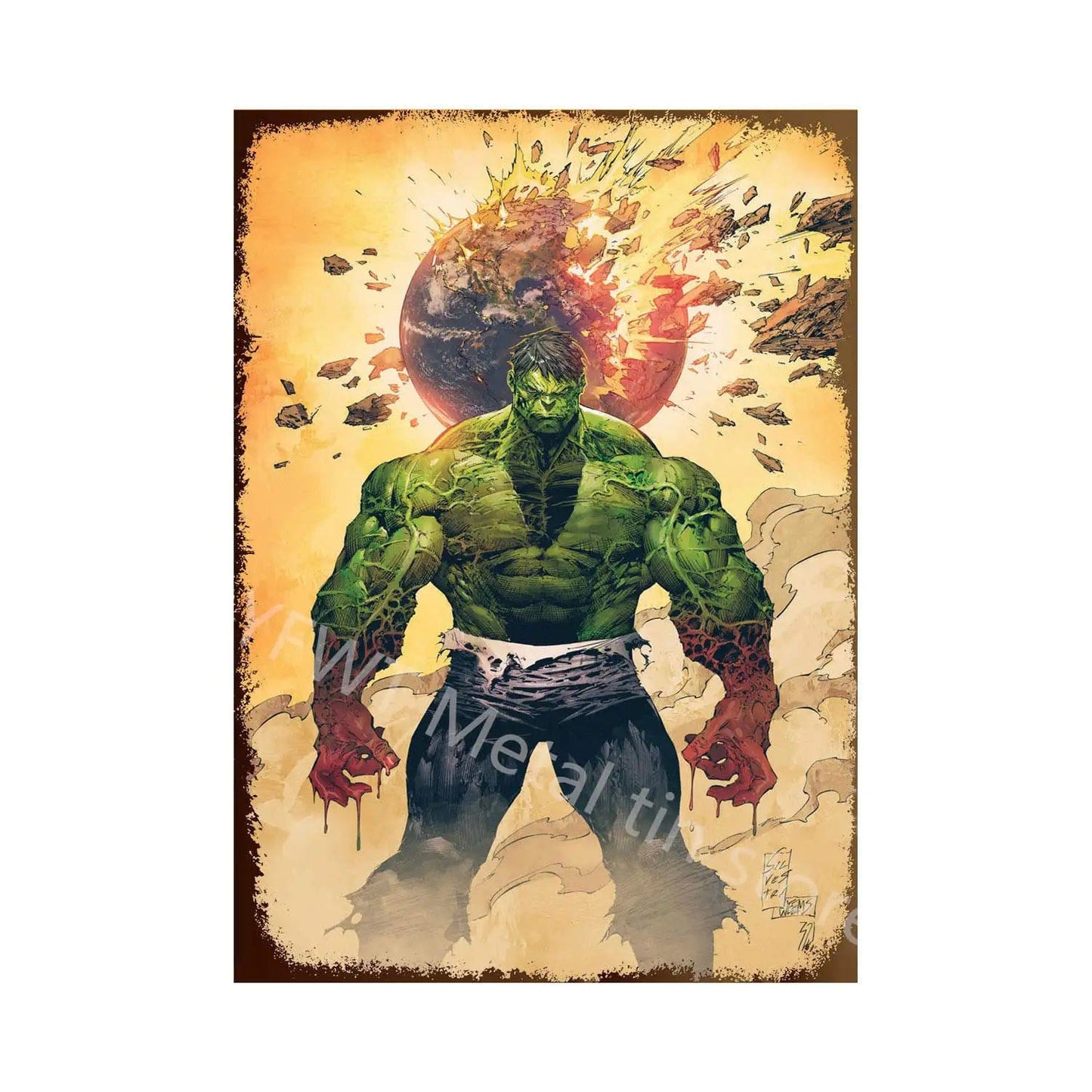 Canvanation JS232-17 / 20x30cm Poster Avengers Vintage