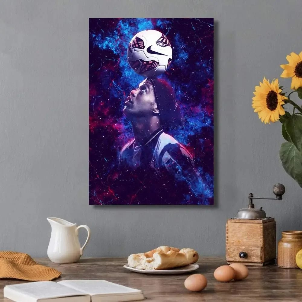 Canvanation 5 / 40x50CM Affiche Football - Ronaldinho