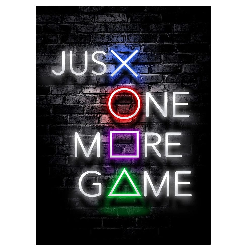 Canvanation AC359-2 / 30X40cm Affiche Chambre Gaming Neon
