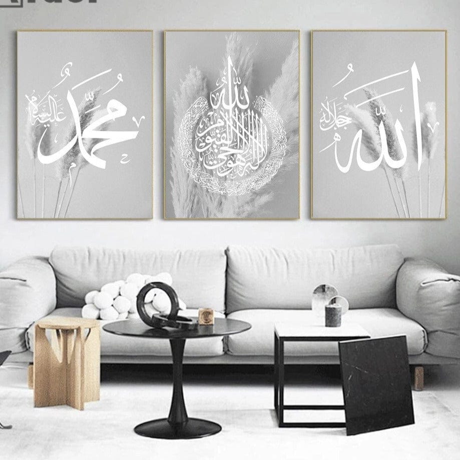 Canvanation Affiche Islam Argenté