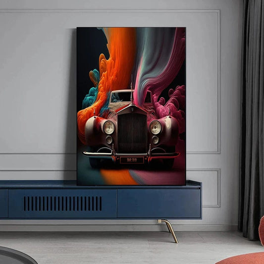 Canvanation Affiche Voiture Luxe Coloré