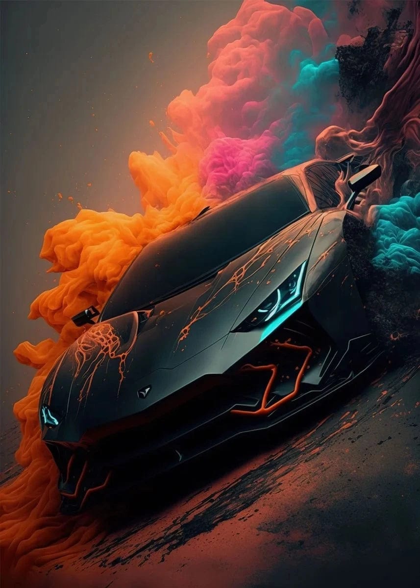 Canvanation TG013-4 / 40X50cm Affiche Voiture Luxe Coloré