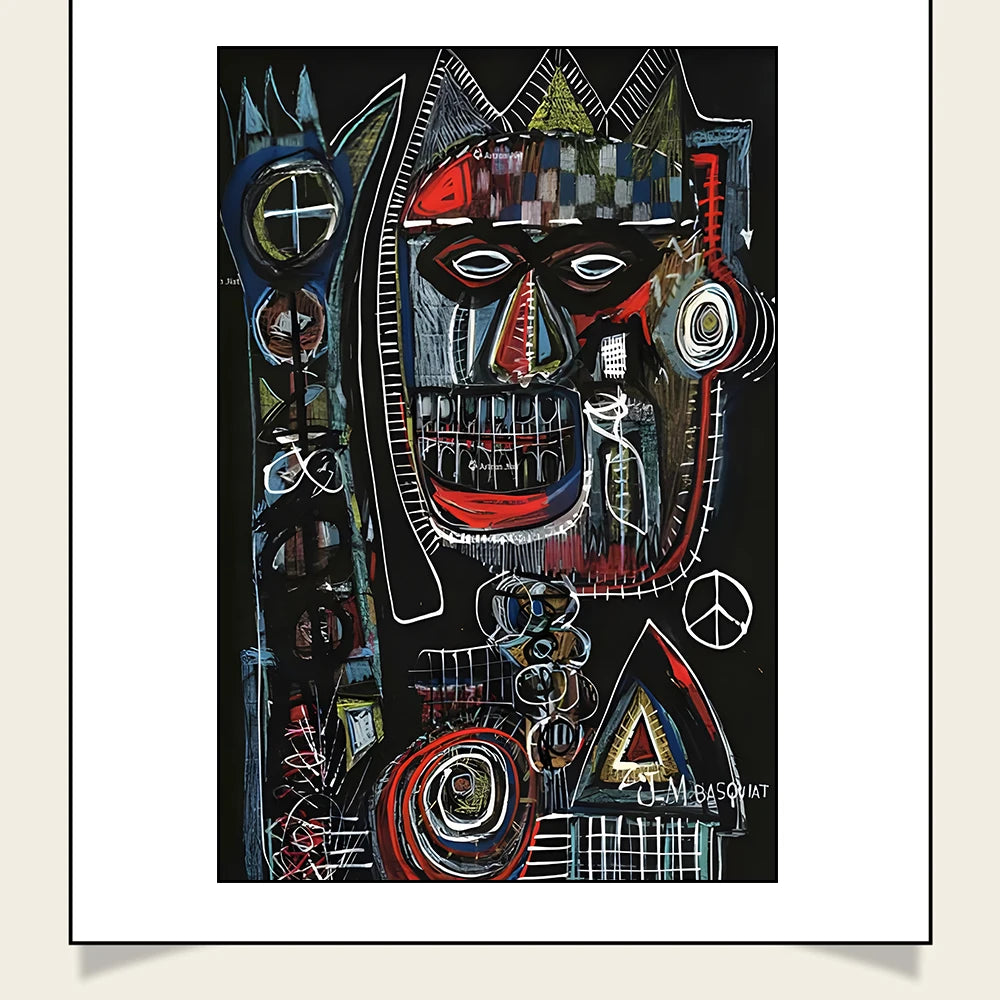 Affiche Art Abstrait Africain