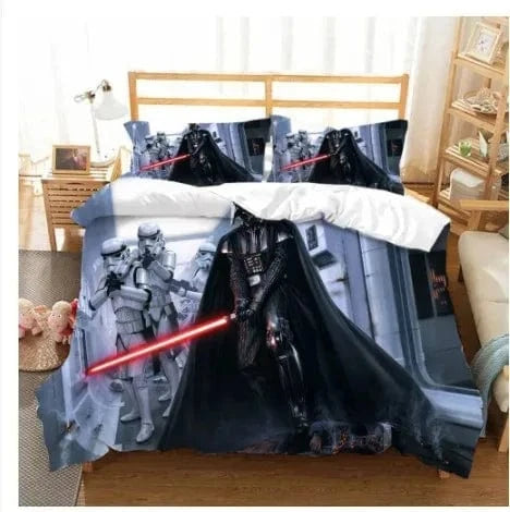 Canvanation H / 150x200cm Housse De Couette - 3D Yoda Darkvador Star