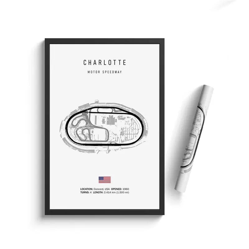 Canvanation 27 / 40x60cm Affiche Circuit Formule 1