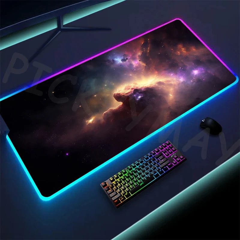 Canvanation Ko947643 (5) / 400x900x3mm Tapis De Souris - Univers RGB Gaming