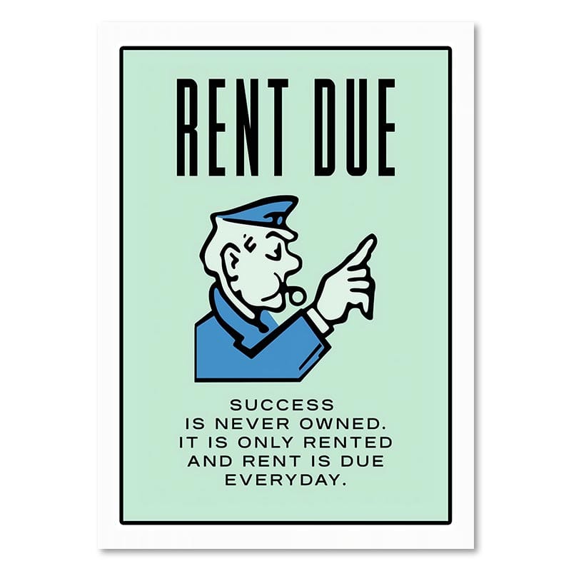Canvanation 21x30cm / TM0002-04 Affiche Monopoly Motivation
