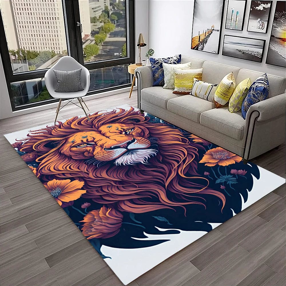 Canvanation 11 / 100x150cm Tapis De Chambre - 3D Dream Lion Animal