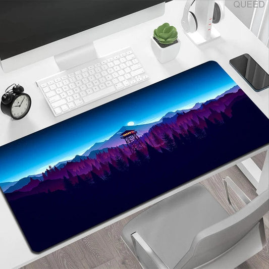 Canvanation C310 / 400x900x2mm Tapis De Souris -  Arbres Forêt  Paysage Coloré