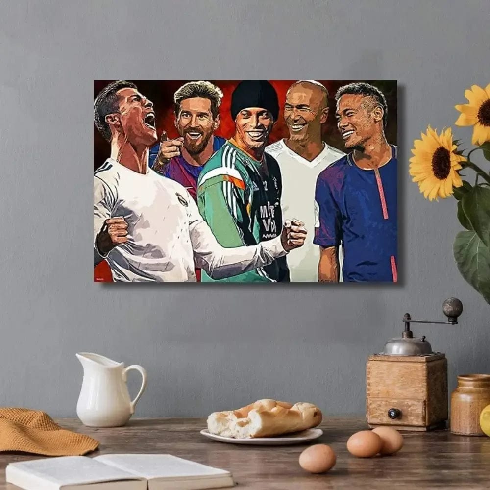 Canvanation 18 / 40x50CM Affiche Football - Ronaldinho
