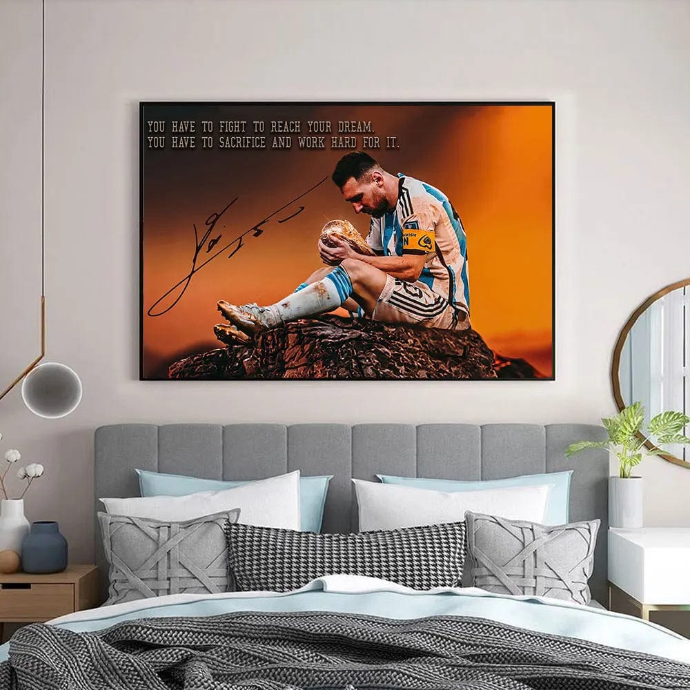 Canvanation SP685 / A4 21x30cm Affiche Football Messi Ronaldo