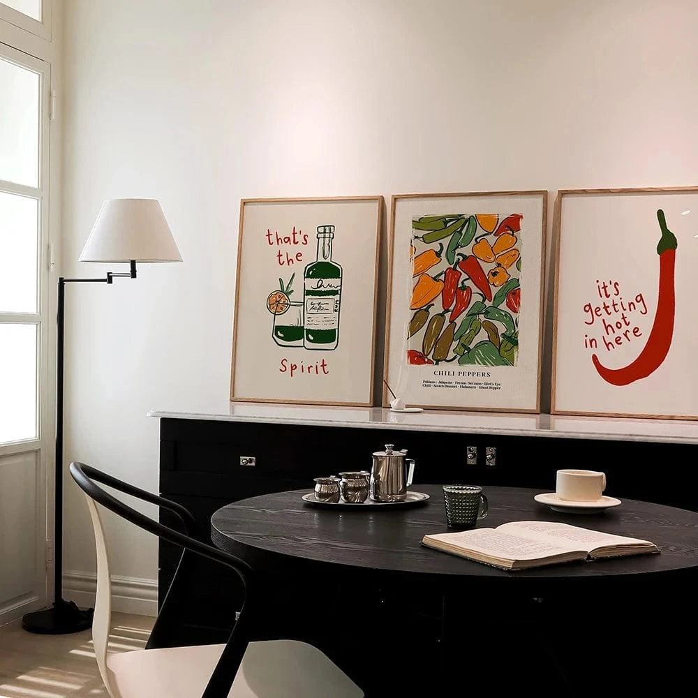 Canvanation Affiche Cuisine Japonaise  Hot Chilli Pepper