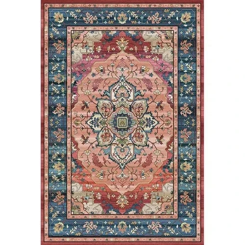 Canvanation Lint-free10 / 80x160cm 31.5x63in Tapis Berbère rectangulaire rétro moderne – Impression 3D, antidérapant & absorbant