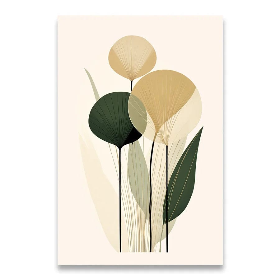 Canvanation 14 / 50x70cm Affiche Minimaliste - Fleurs