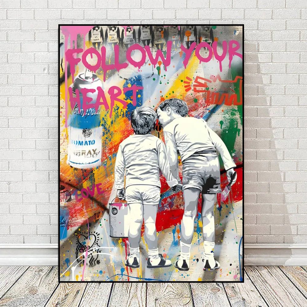 Canvanation Style 4 / 40X60cm Affiche Pop Art Salon Banksy