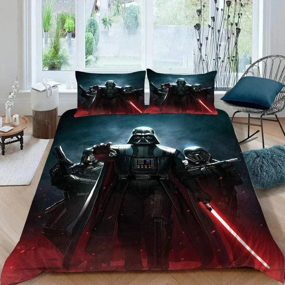 Canvanation K / 228x228cm Housse De Couette - 3D Yoda Darkvador Star